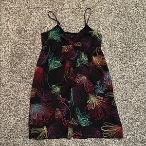 GAP Black Floral Dress